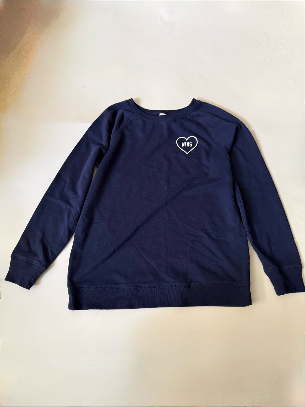 Old Navy Black Crewneck Sweatshirt with Love Wins